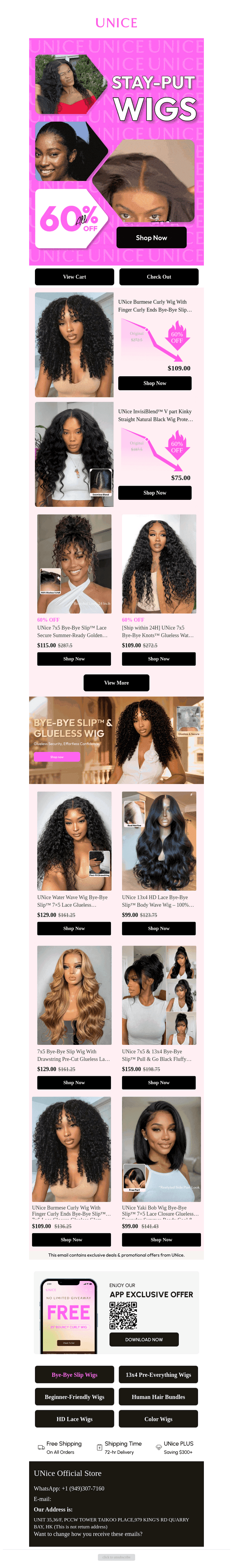 Don't Miss Your Exclusive 60% Off