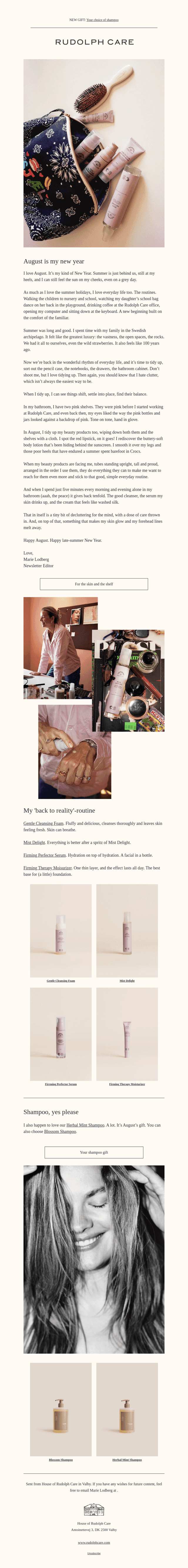 Rudolph Care email from Sun, Aug 23, 2026