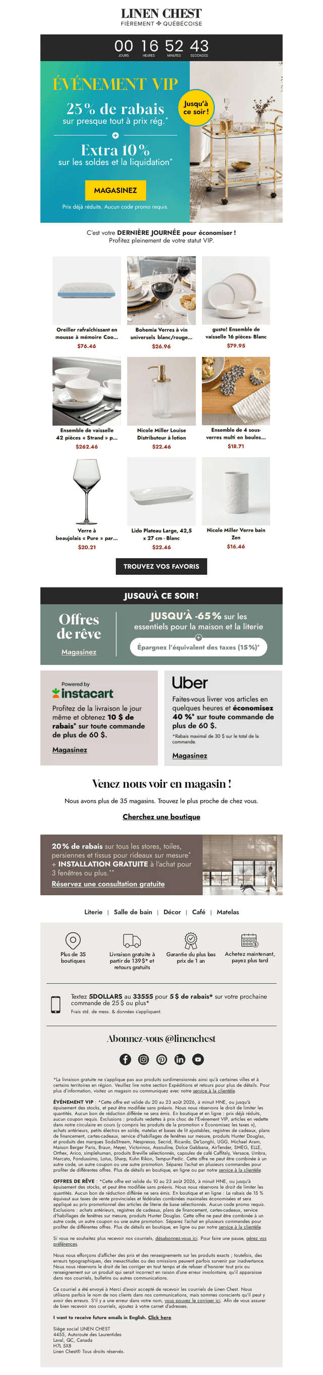 🔥-25 % + EXTRA -10 %* jusqu'à demain