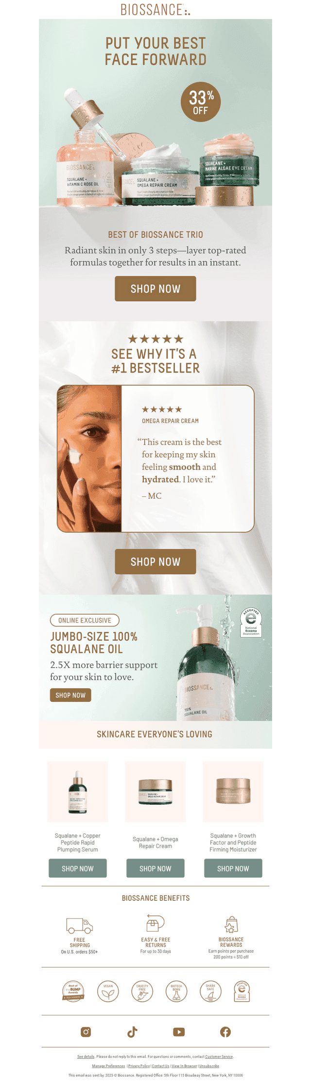 Only the best for your skin 💚