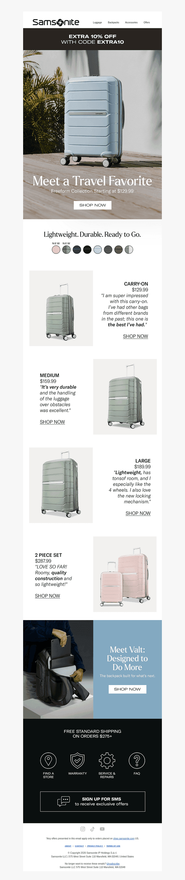 Freeform Starting at $129.99 + Extra 10% Off