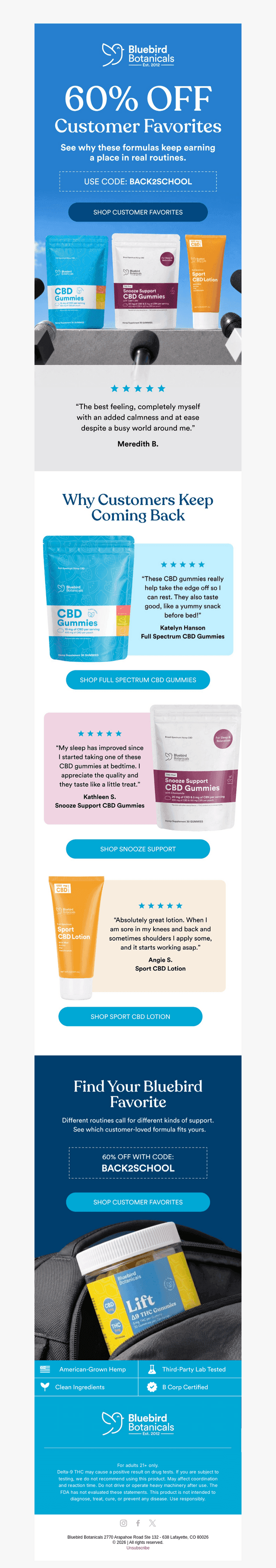 The formulas customers keep choosing ⭐