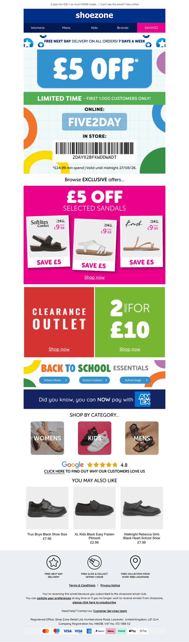 £5 OFF! Only 1,000 vouchers - be quick!