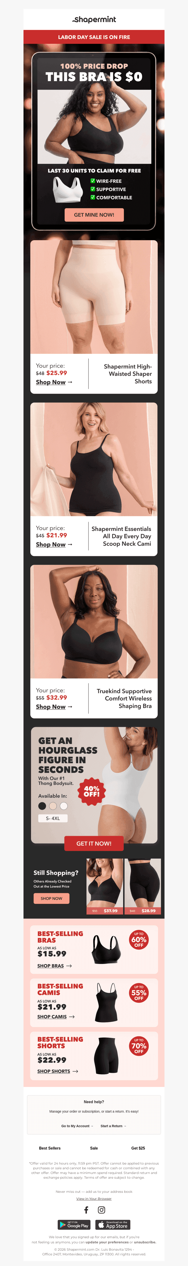 100% Price Drop 🤯 This Bra Is $0
