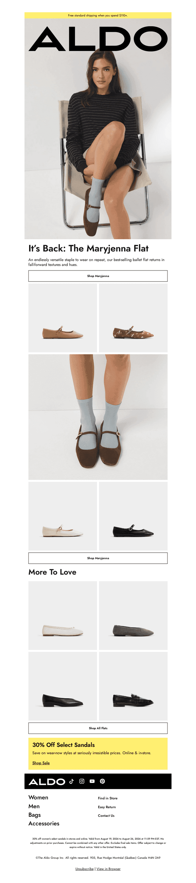 Your favorite ballet flat is back​