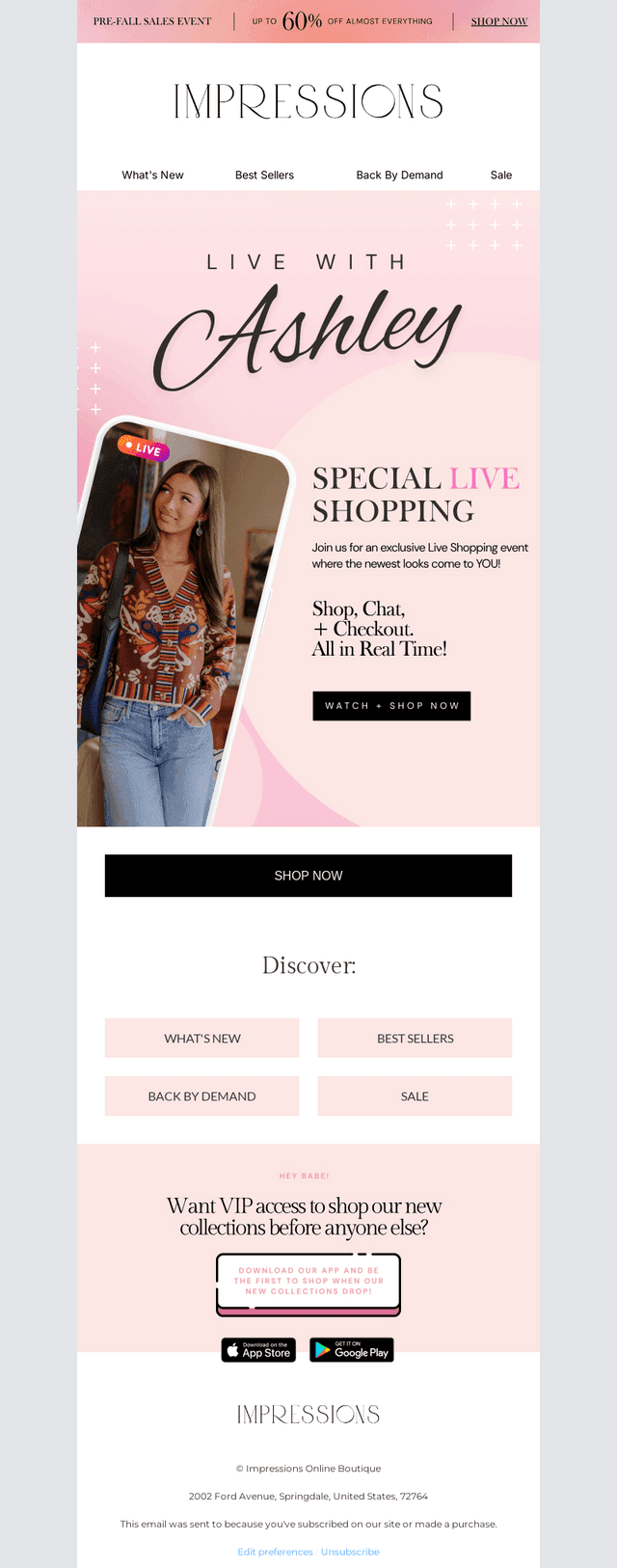 Shop LIVE with Us! 🌟