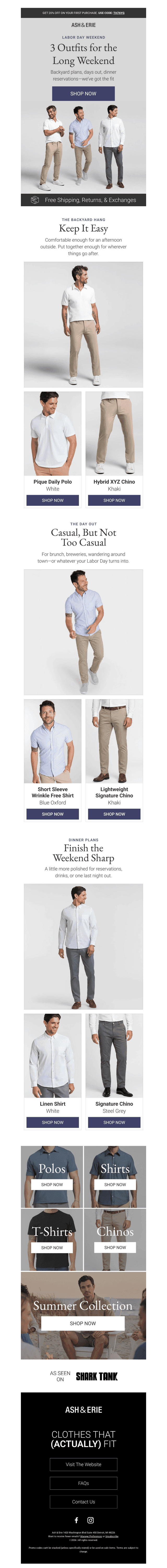 3 Easy Fits for Labor Day