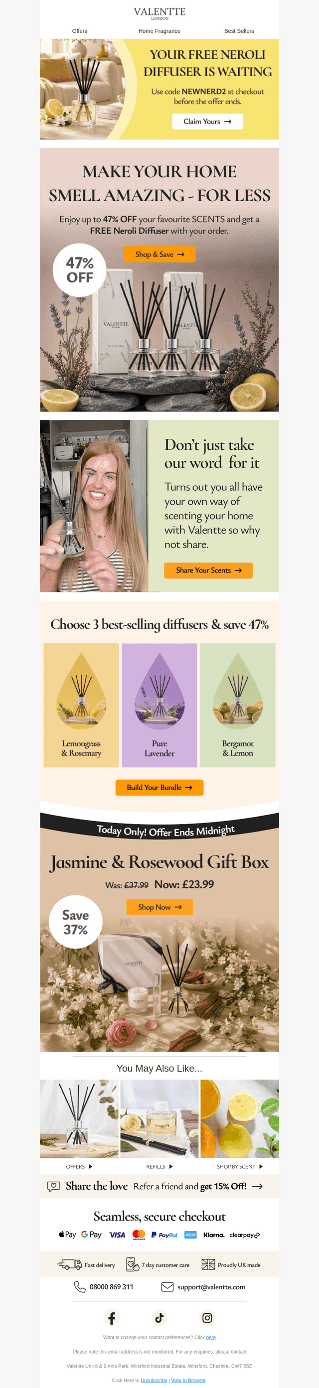 Save up to 47% + get a FREE Diffuser 😍