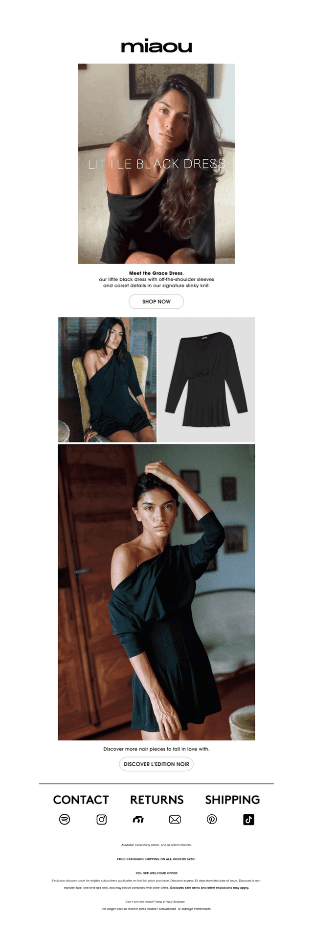 LA PETITE ROBE NOIR