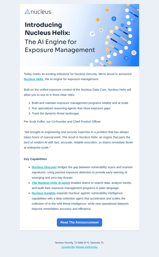 Nucleus Security email from Tue, Aug 25, 2026