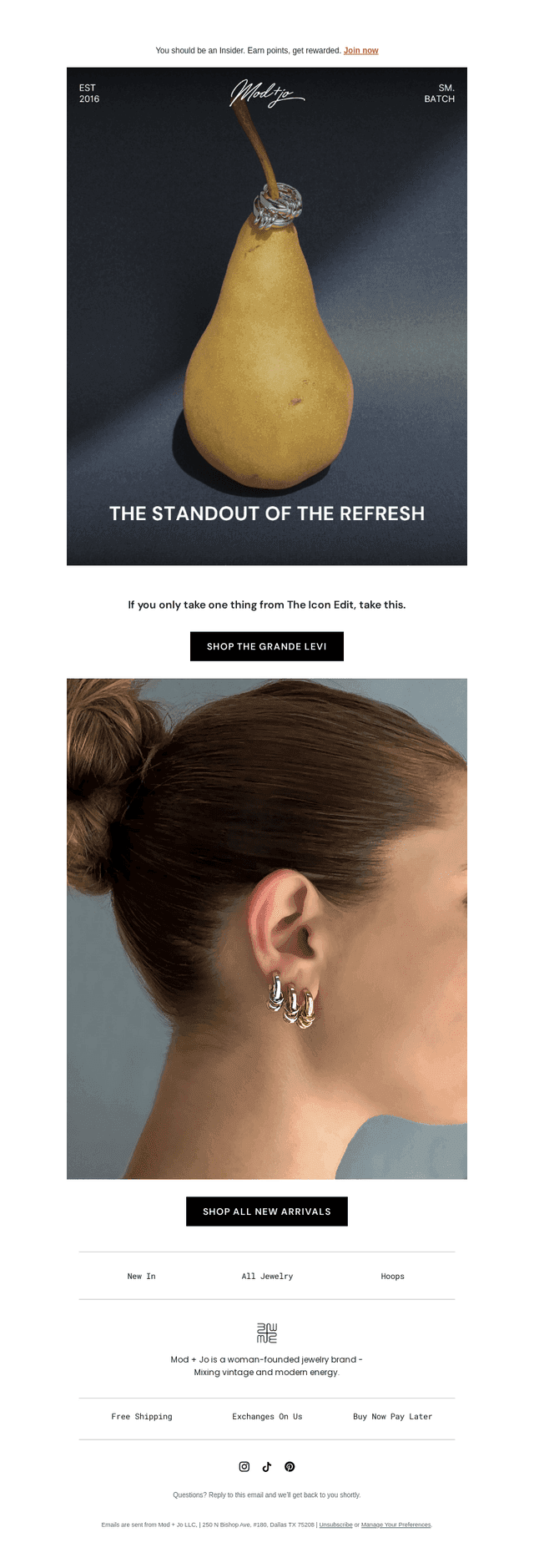 Mod + Jo email from Tue, Aug 25, 2026