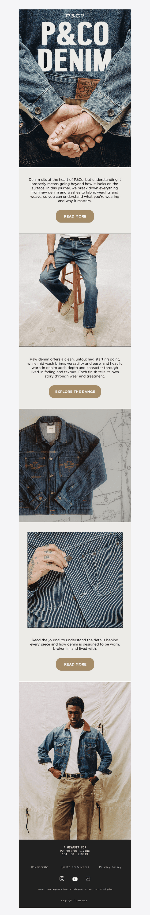 P&Co denim, broken down.