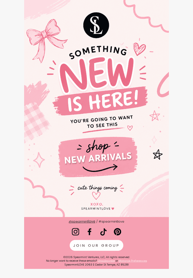 New arrivals are here 💕