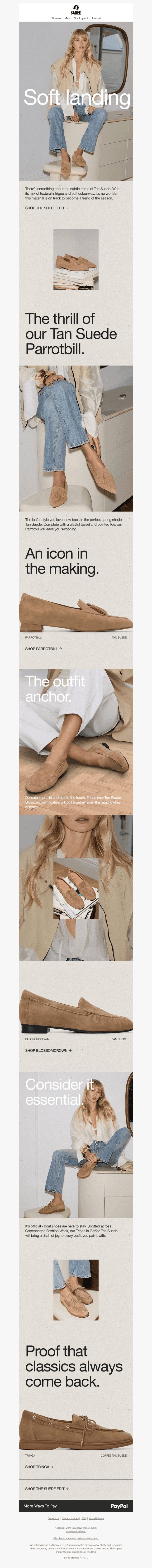 New, Tan And Softly Suede