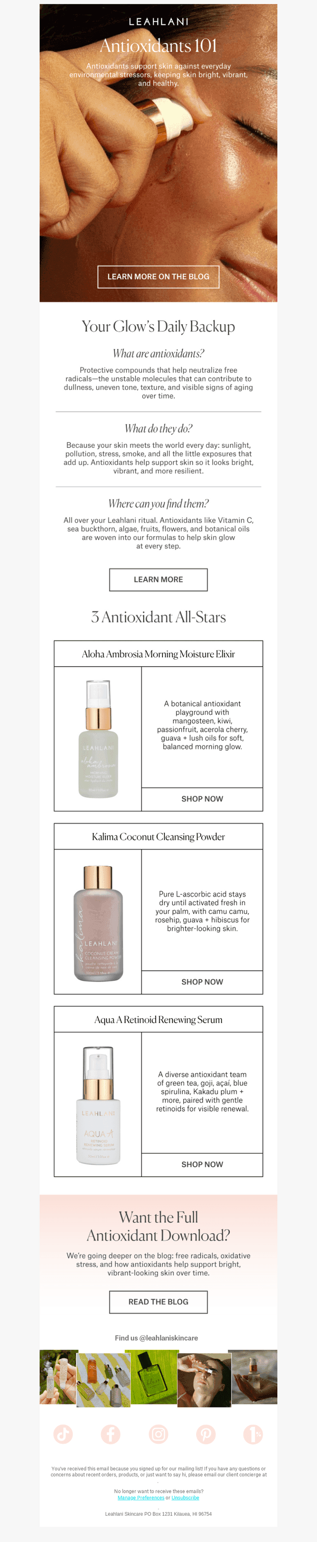 All About Antioxidants