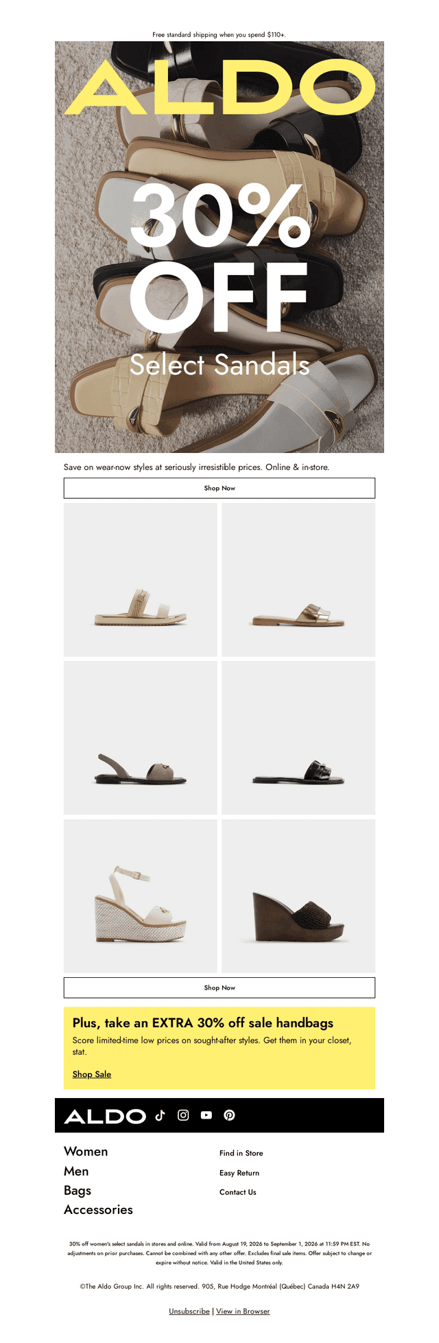 DON’T MISS: 30% off sandals