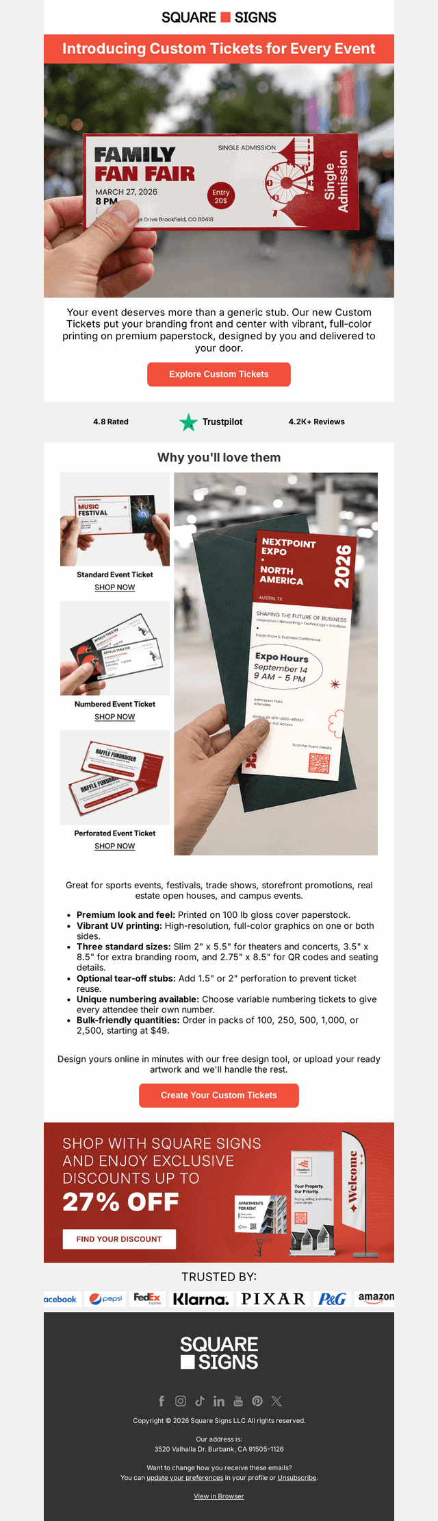 Product Drop: Custom Event Tickets, Printed Your Way