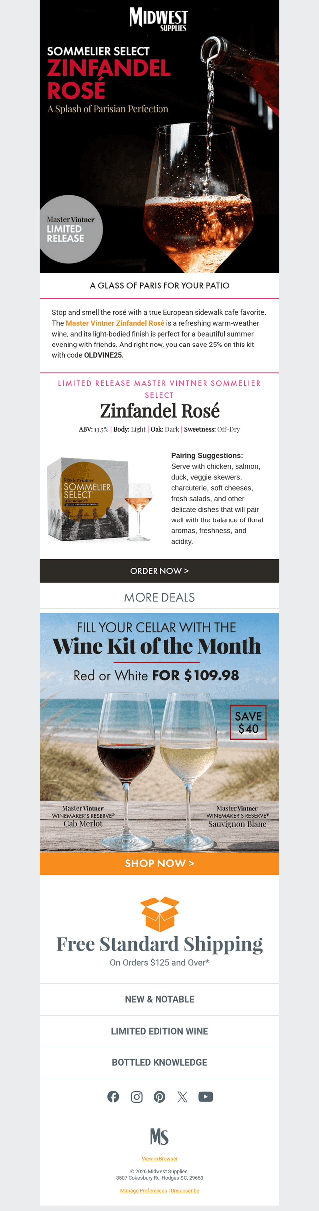 Sommelier Select Zinfandel Rosé
