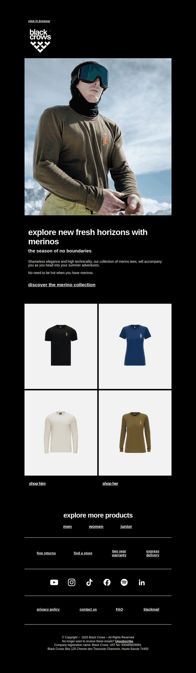 stay fresh with merinos