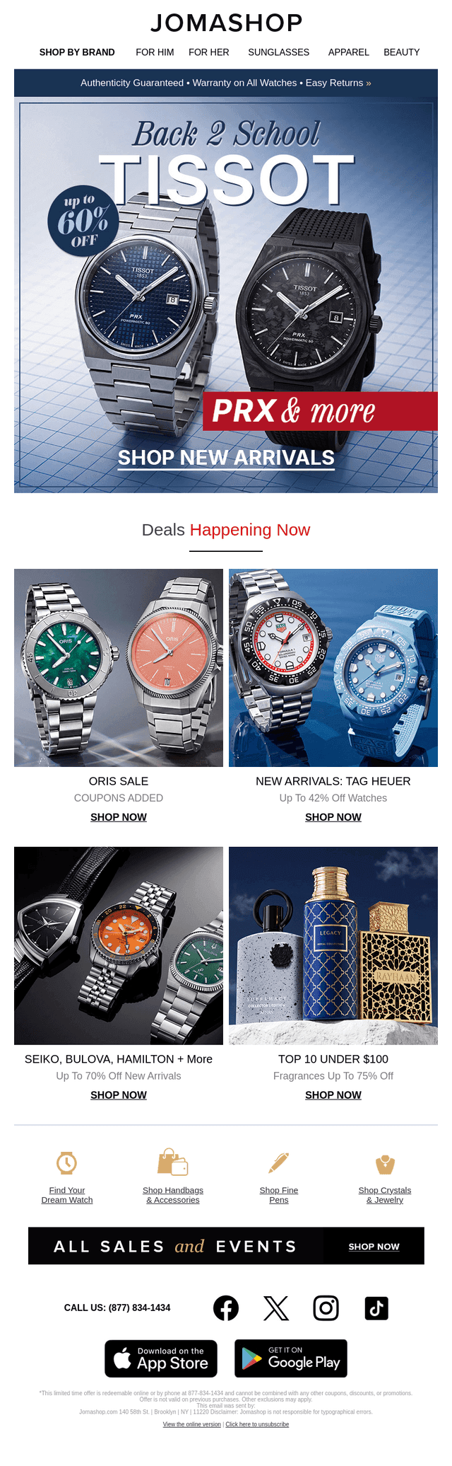 TISSOT: BACK 2 SCHOOL DEALS ➡️ FOR YOU
