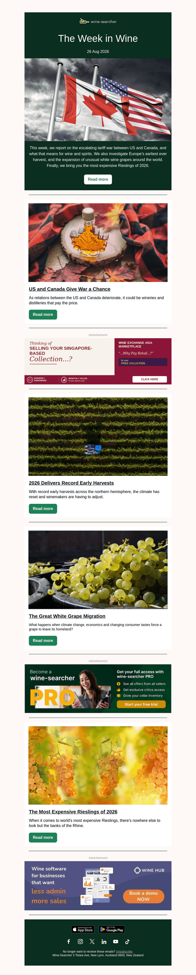 Wine email from Wed, Aug 26, 2026