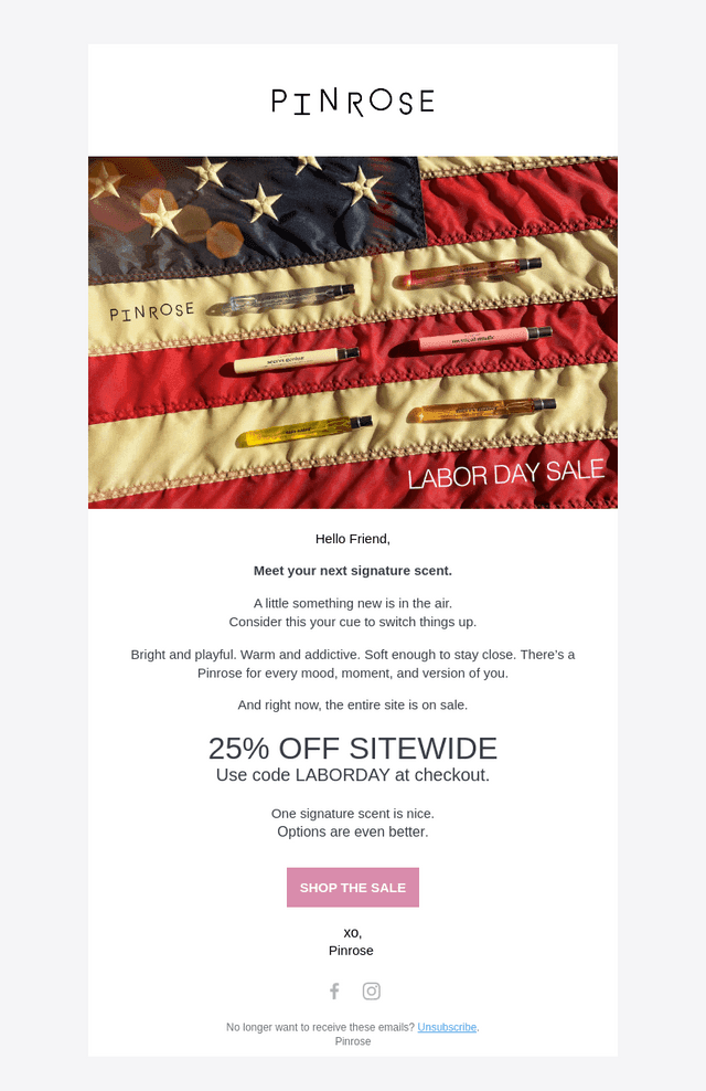 Pinrose email from Wed, Aug 26, 2026