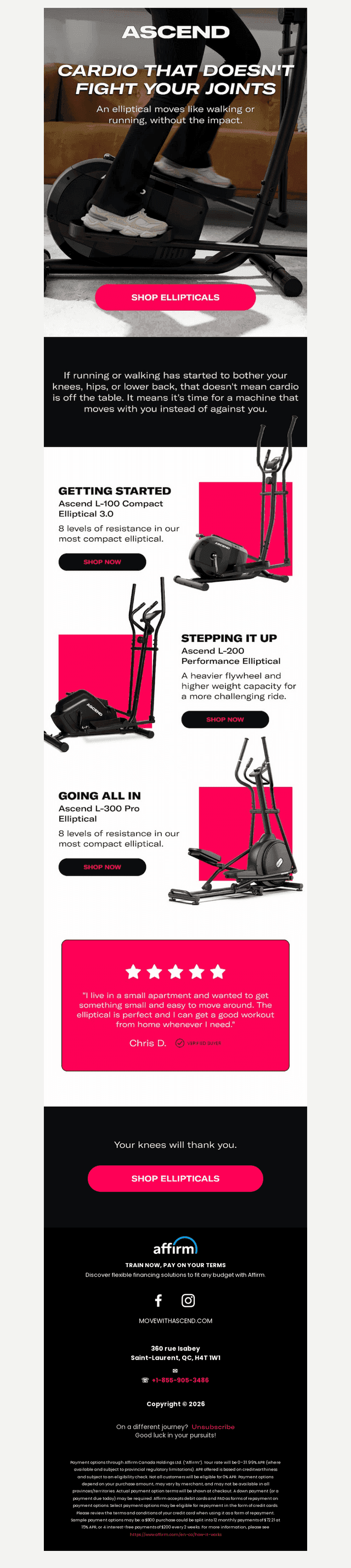 The cardio machine that's easy on your knees