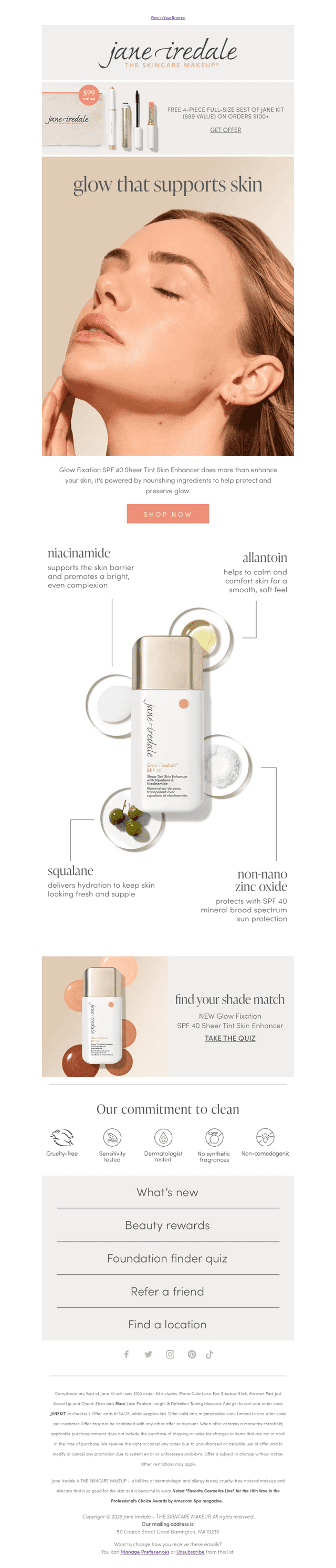 Get ready to glow + free full-size kit