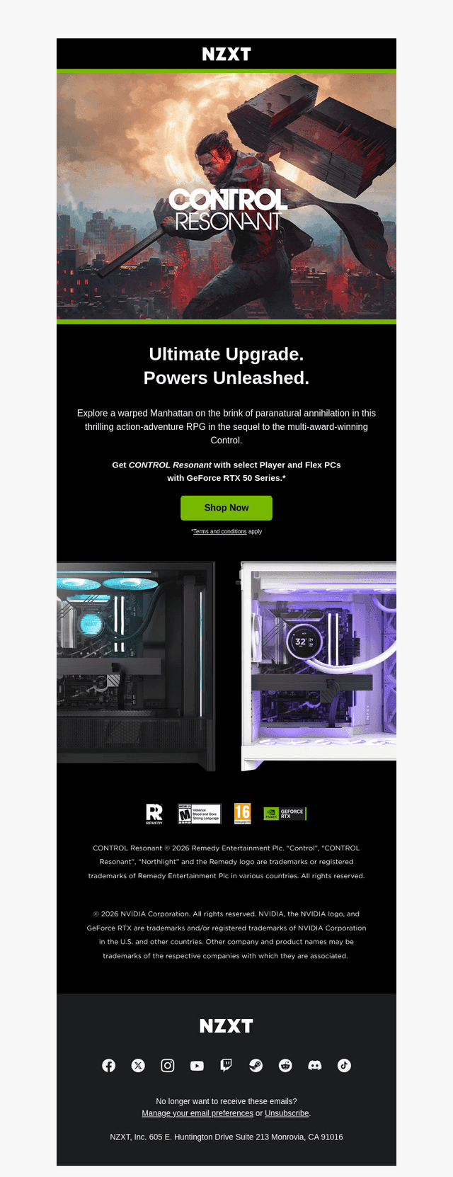 NZXT email from Wed, Aug 26, 2026