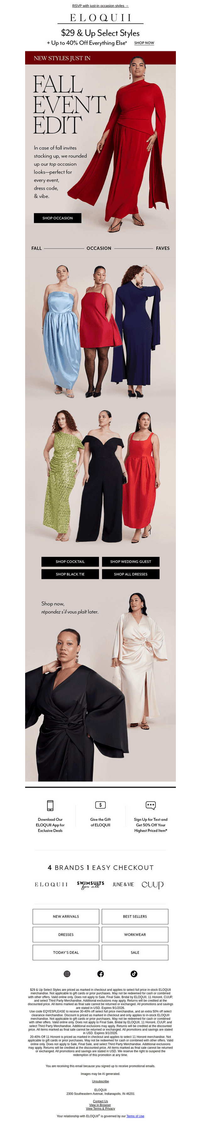 Dresses for event SZN
