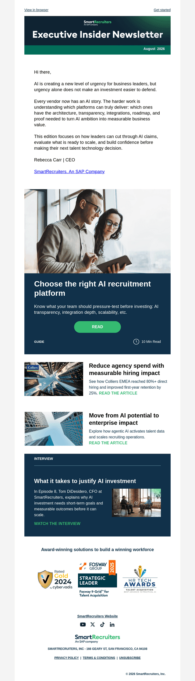 SmartRecruiters email from Thu, Aug 27, 2026