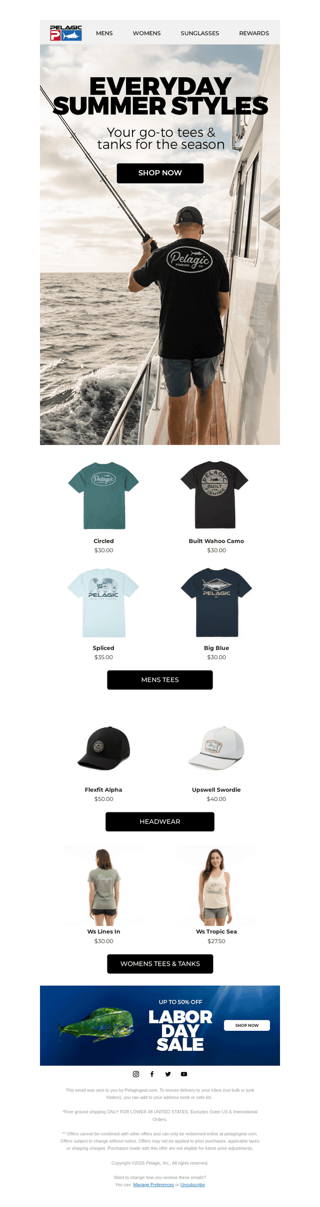Keep It Casual With New Tees & Hats