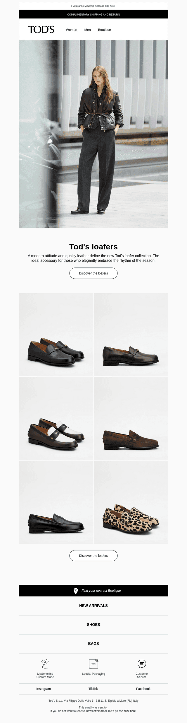 Elegant and casual attitude