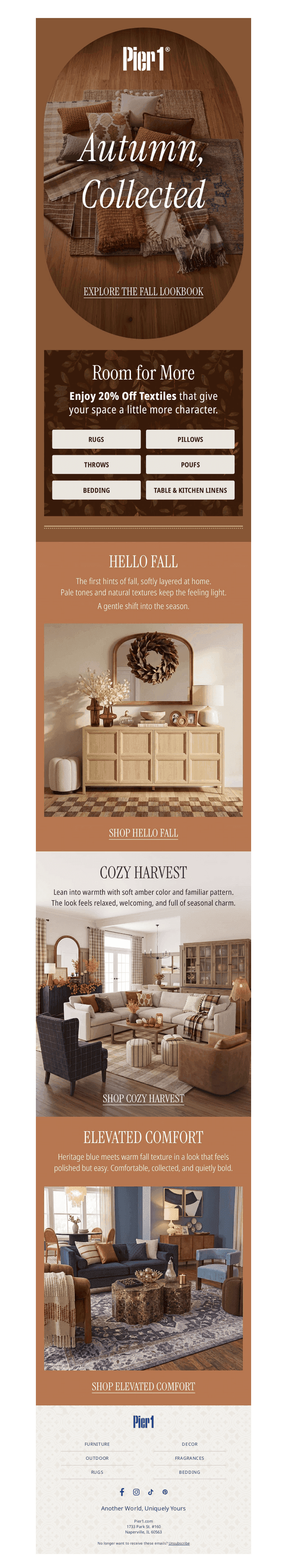 Hello Fall, Cozy Harvest or Elevated Comfort?