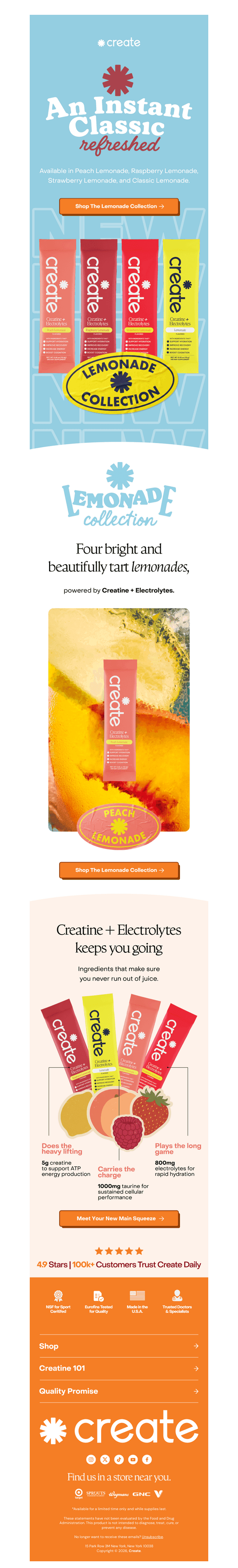 ICYMI: Try the Lemonade Collection NOW ☀️