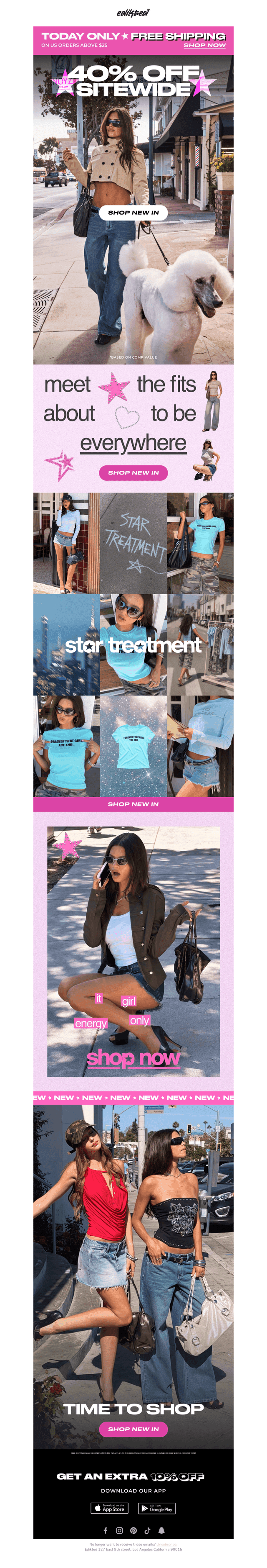 NEW IN Styles + FREE Shipping = ❤️‍🔥