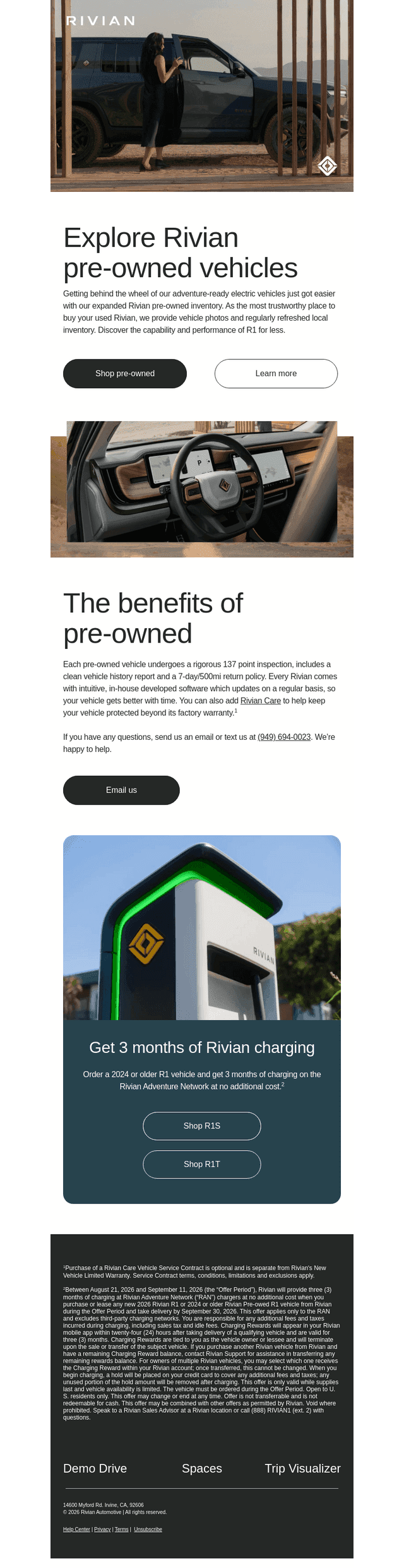 Get to know Rivian pre-owned