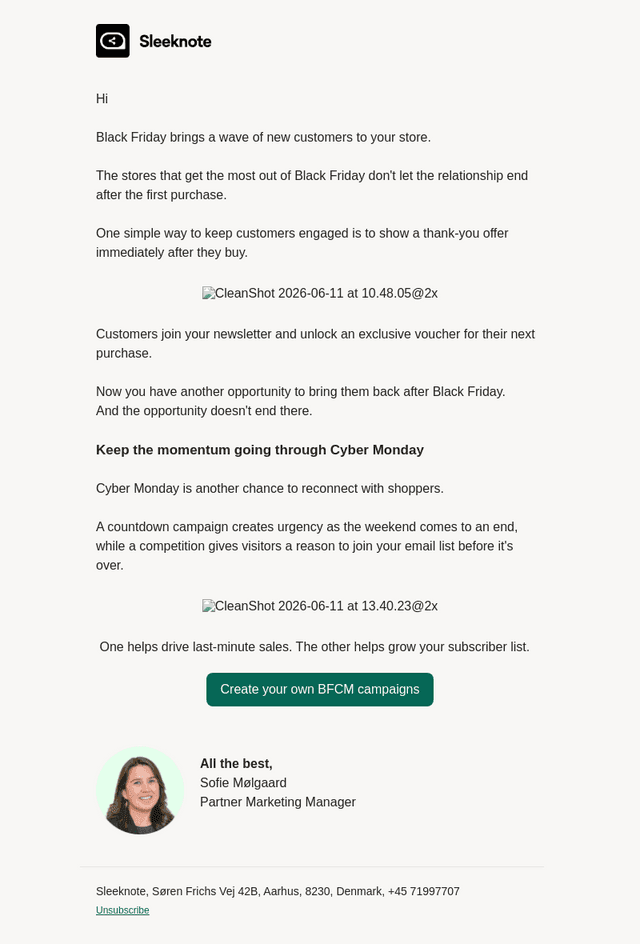 Turn Black Friday buyers into repeat customers