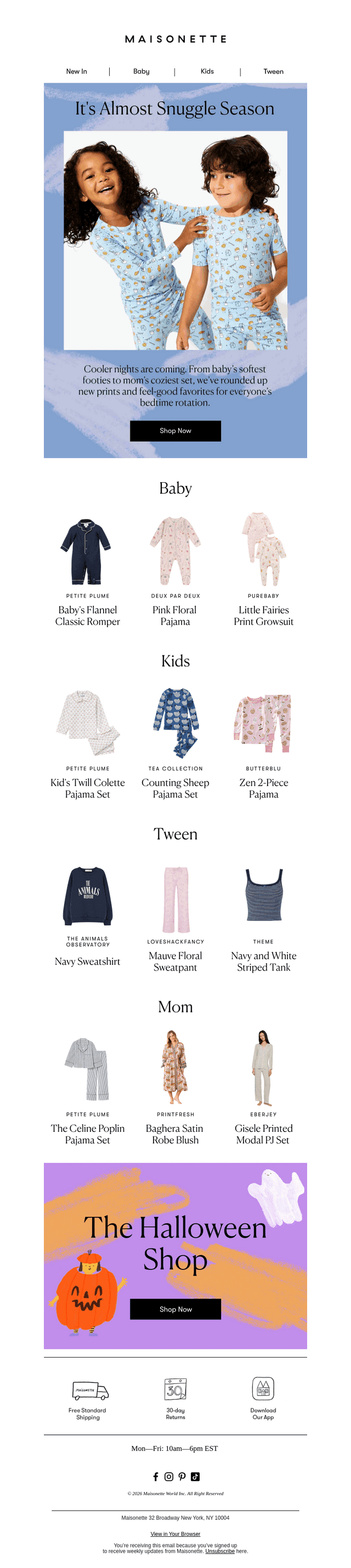 New Season, New PJs