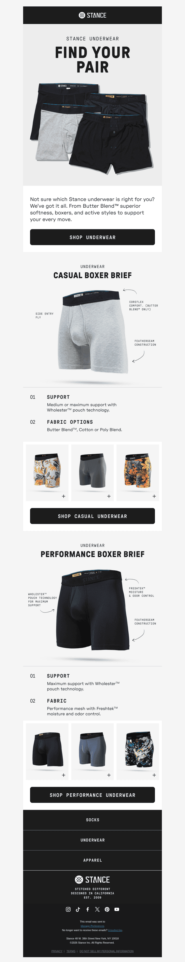 New Underwear: Find Your Pair