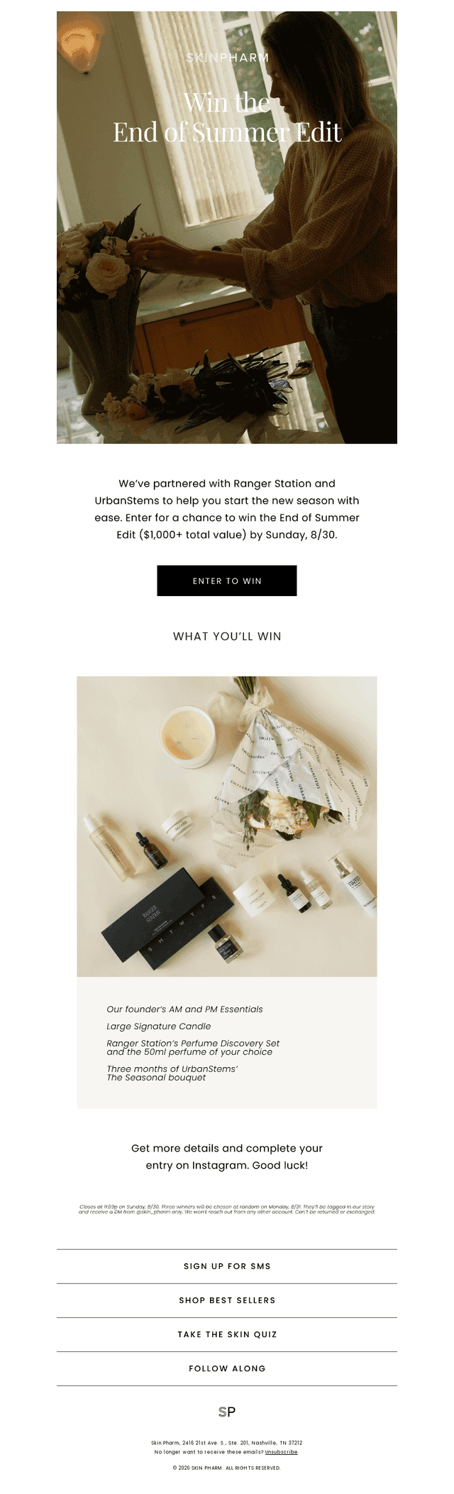 Skin Pharm email from Fri, Aug 28, 2026