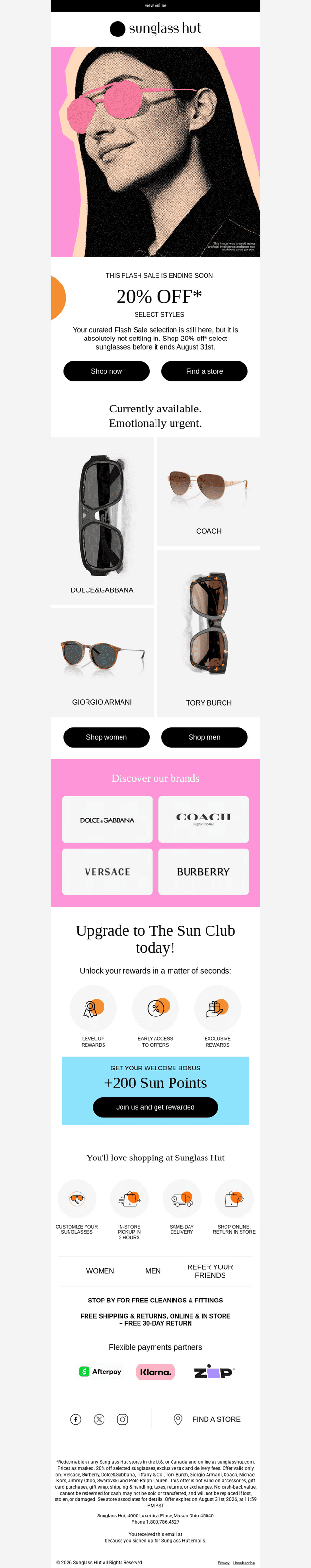 20% off is still on.