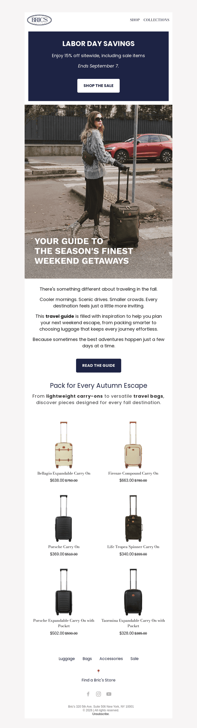 Start Planning Your Autumn Adventure & Save 15%