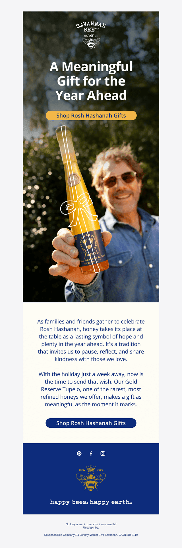 Savannah Bee email from Sat, Aug 29, 2026