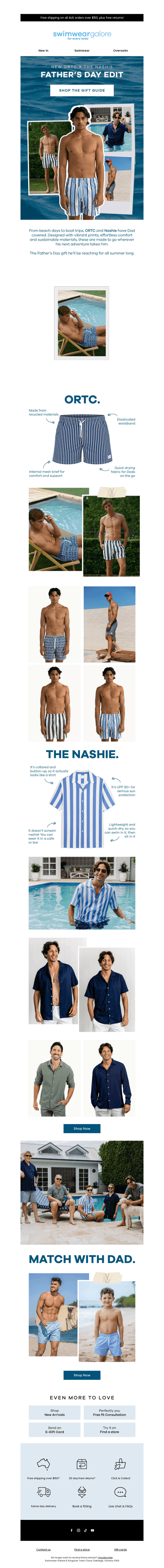 Swimwear Galore email from Sun, Aug 30, 2026