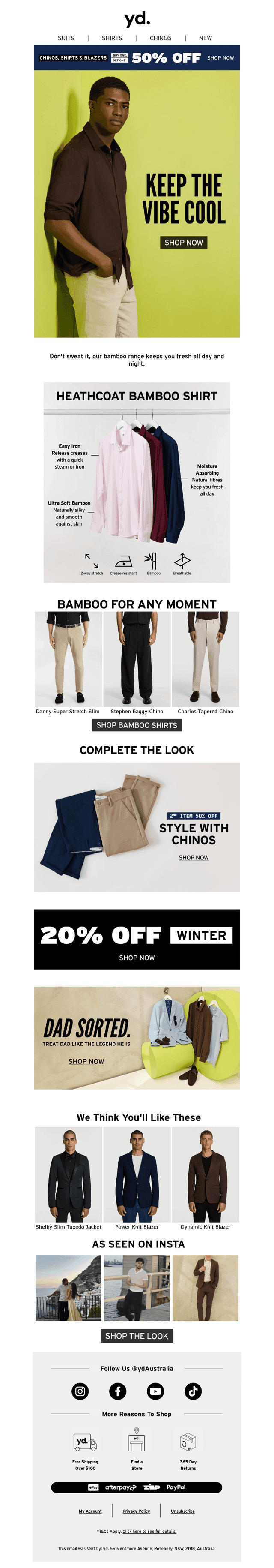 Keep Fresh, Day or Night