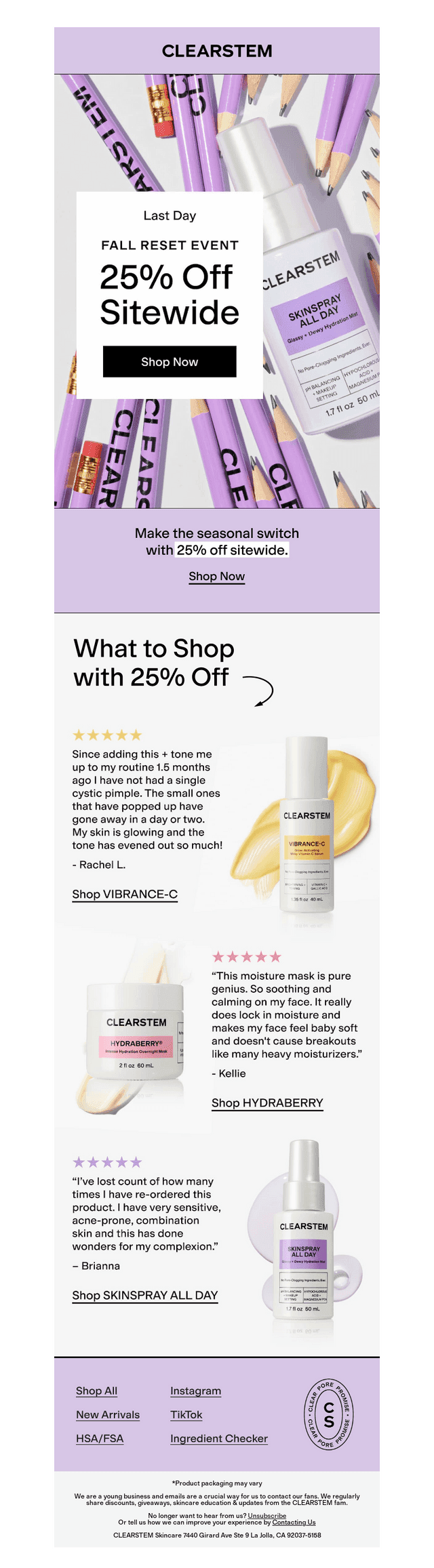 What to Shop While It's 25% Off