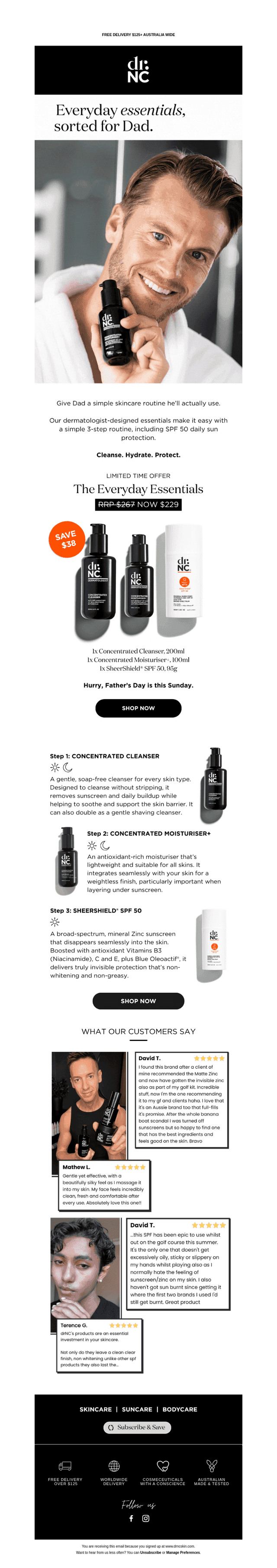 Still looking for Dad’s gift? We’ve got his essentials sorted.