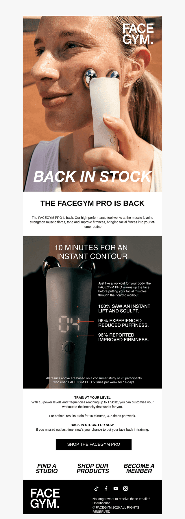 The FACEGYM PRO Is Back