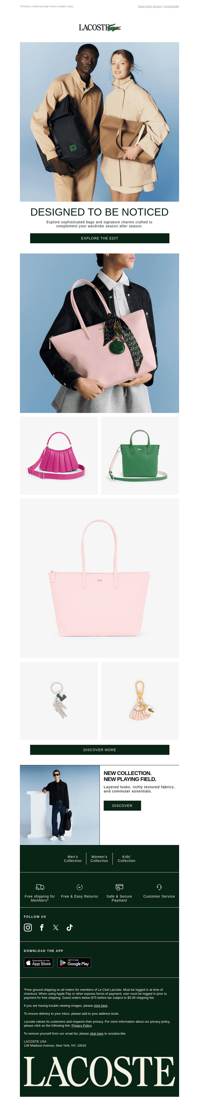 Introducing New Season Leather Goods